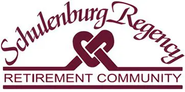 Schulenburg regency retirement community logo.